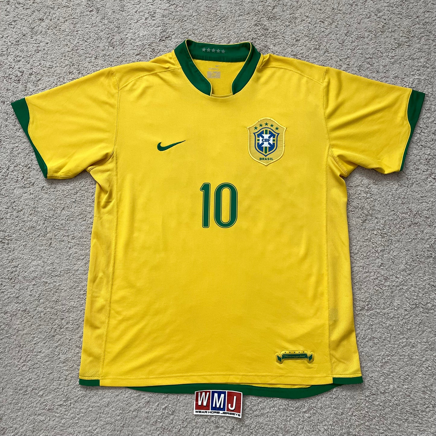 Brazil 2006 World Cup home x Ronaldinho #10 (L)