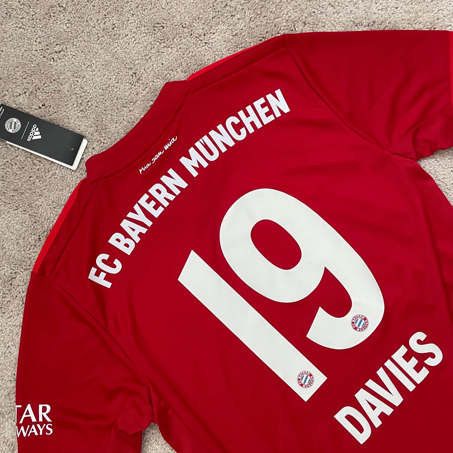 Bayern Munich 2019/20 home x Alphonso Davies #19 (S) *BRAND NEW WITH TAGS