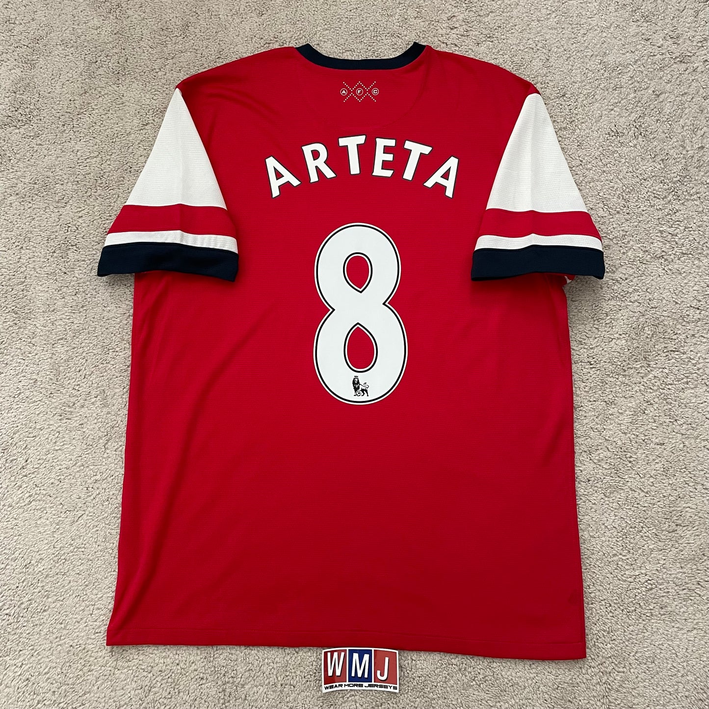 Arsenal 2013/14 home x Mikel Arteta #8 (XL)