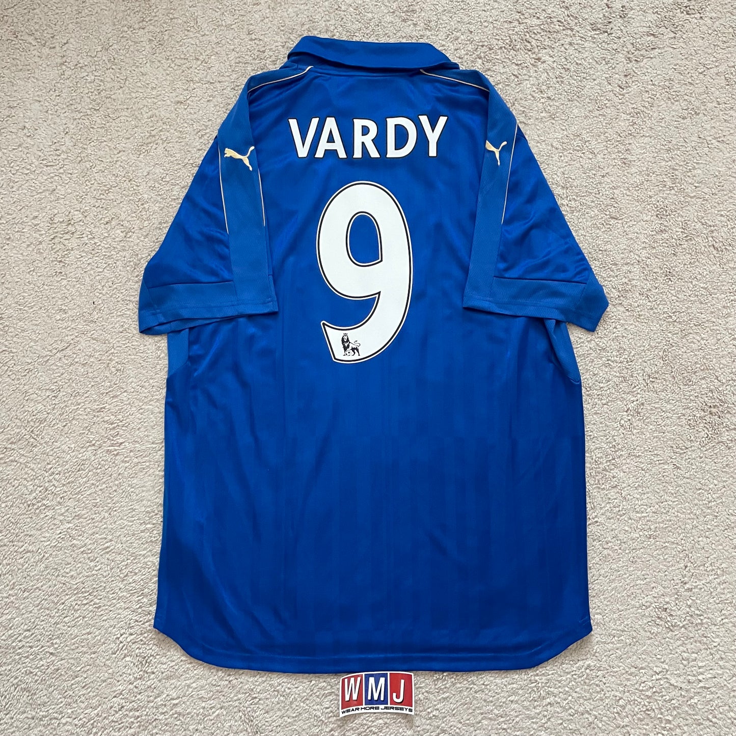 Leicester City 2016/17 home x Jamie Vardy #9 (XL)