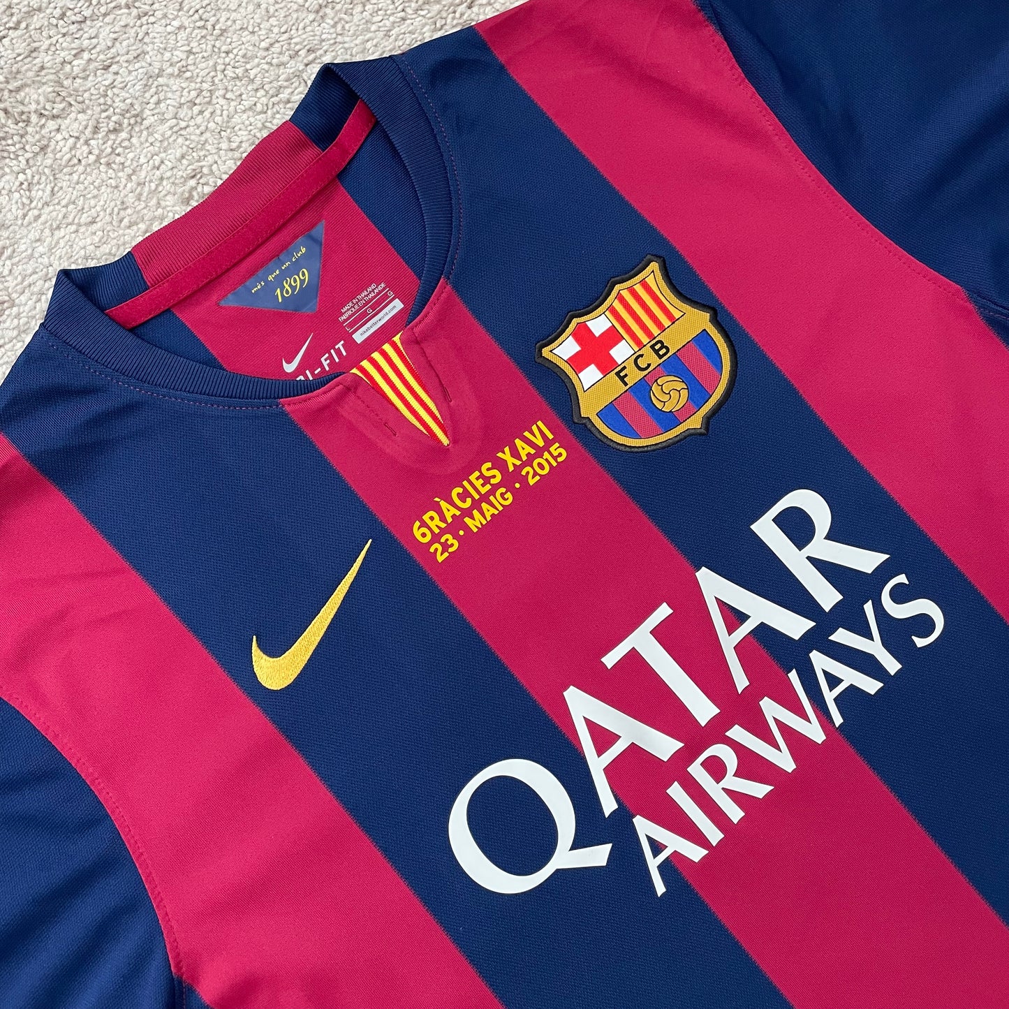 Barcelona 2014/15 home x Xavi FAREWELL EDITION #6 (L)