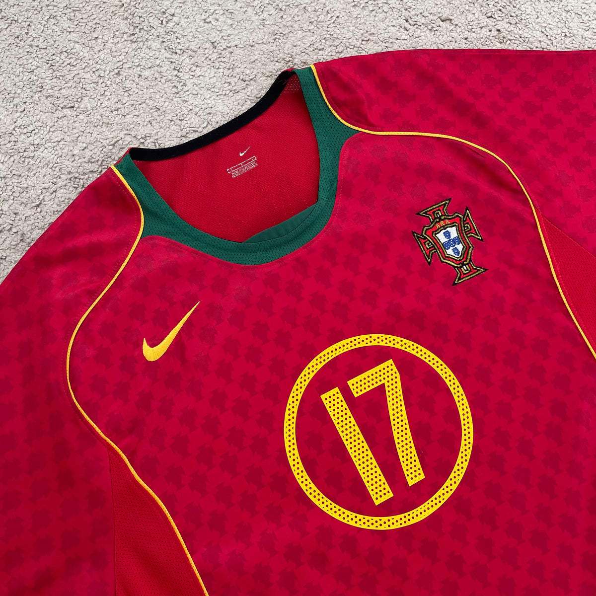 Portugal 2004 EURO home x Cristiano Ronaldo #17 (L)