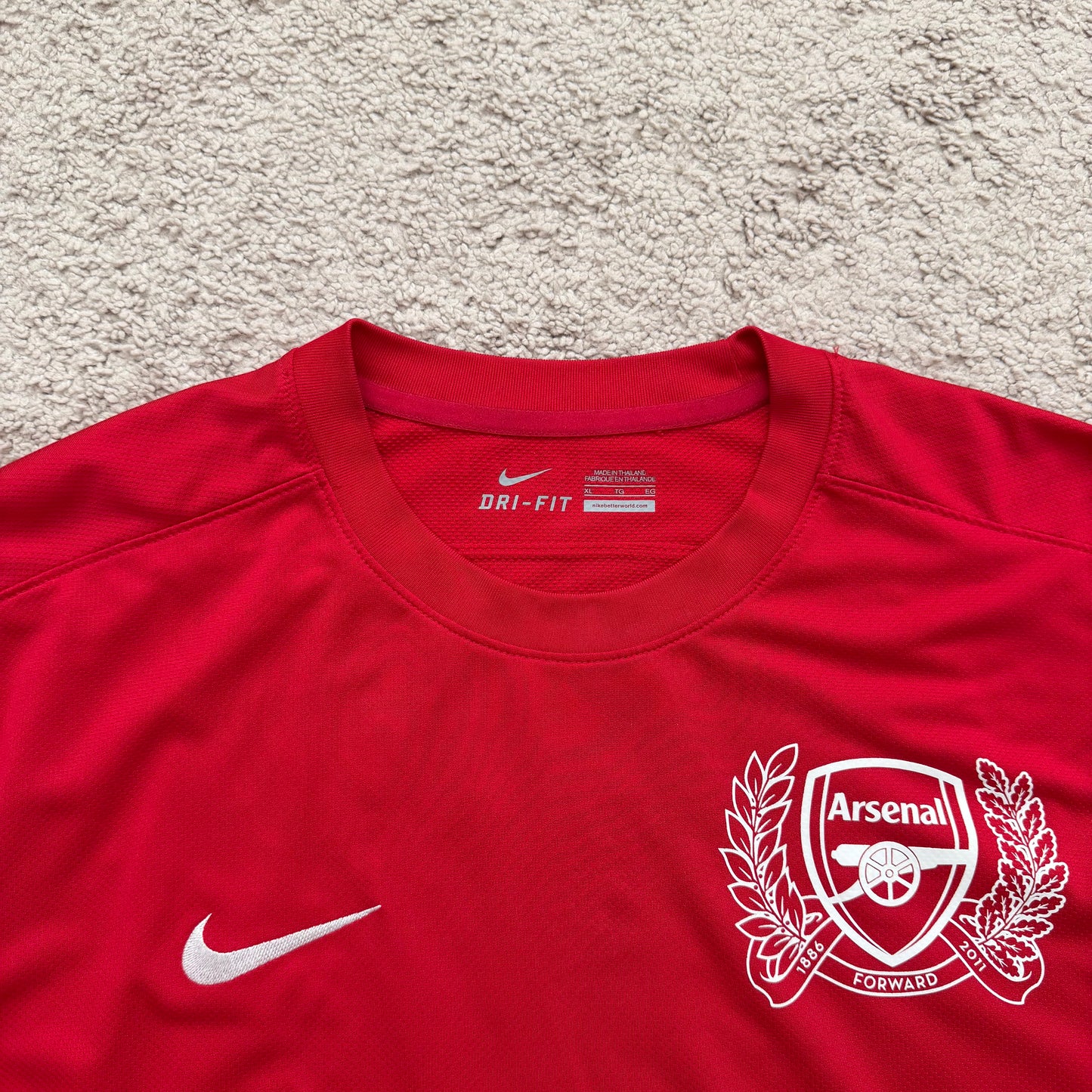Arsenal 2011/12 home 125th ANNIVERSARY x Carlos Vela #11 (XL)