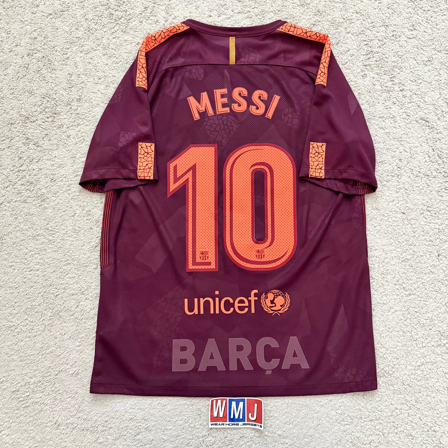 Barcelona 2017/18 third x Messi #10 (M)