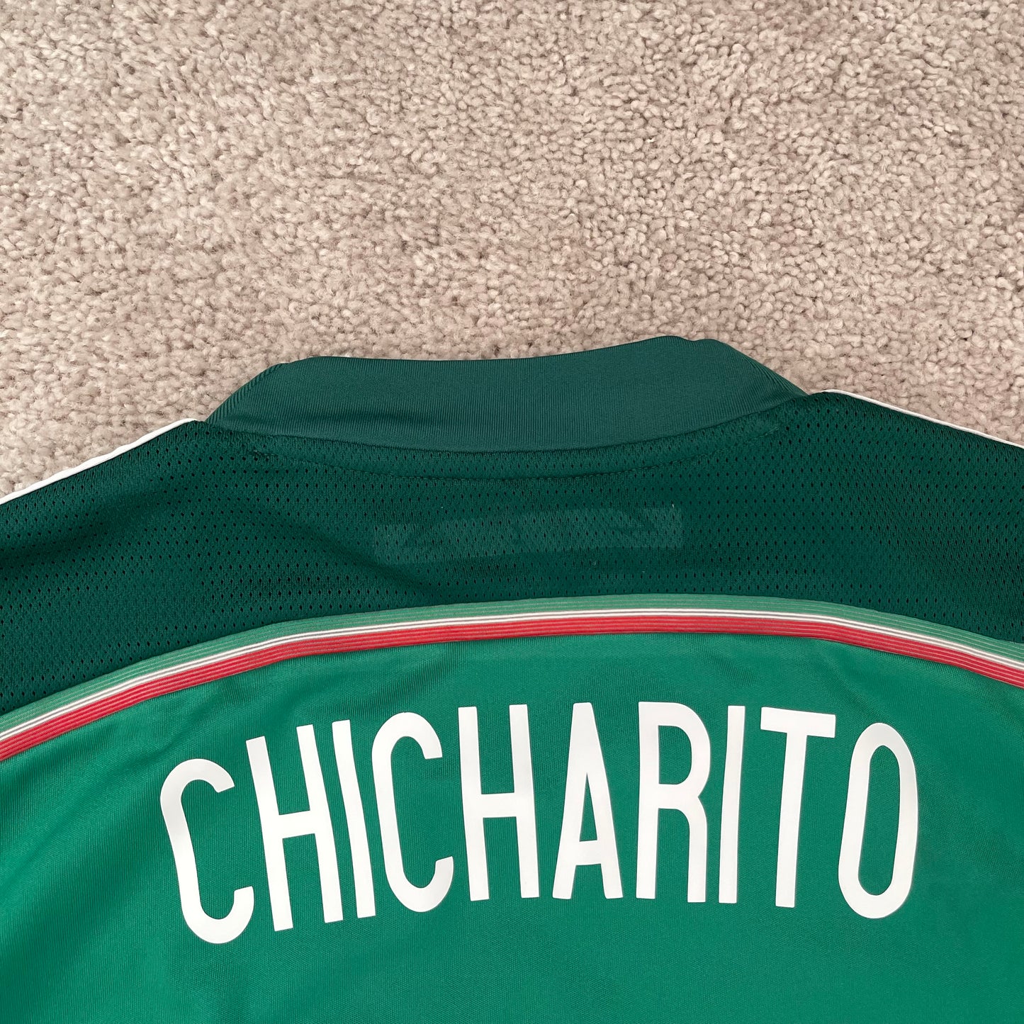 Mexico 2014 World Cup home LONG SLEEVES x Chicharito Hernandez #14 (S)