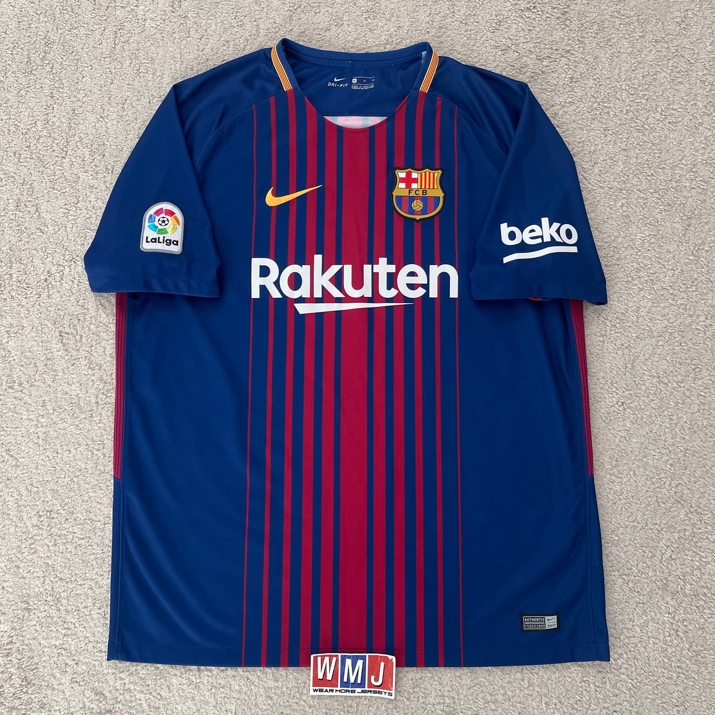 Barcelona 2017/18 home x Messi #10 (XL)