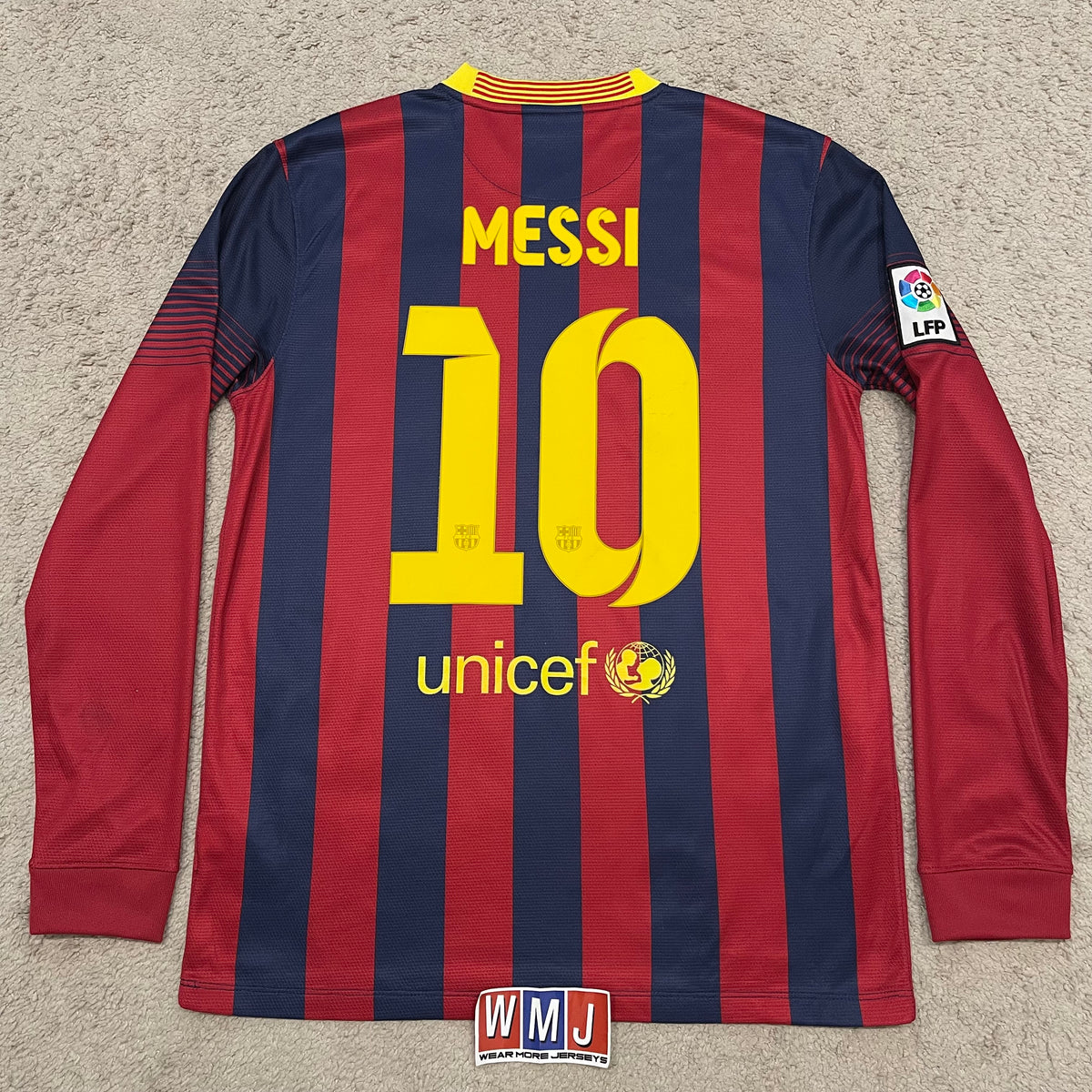 Barcelona 2013/14 home LONG SLEEVES x Messi #10 (M)