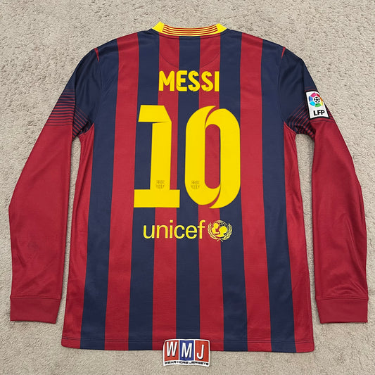 Barcelona 2013/14 home LONG SLEEVES x Messi #10 (M)