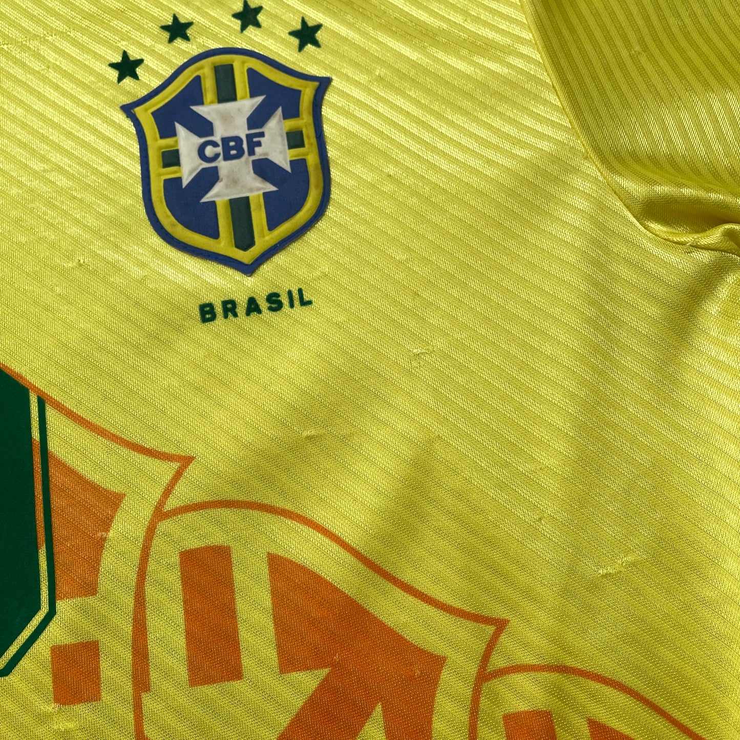 Brazil 1994 World Cup home x Ronaldo Nazario #20 (L)