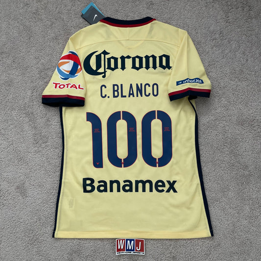 Club America 2015/16 home PLAYER VERSION x Cuauhtémoc Blanco #100 (L) *BRAND NEW WITH TAGS