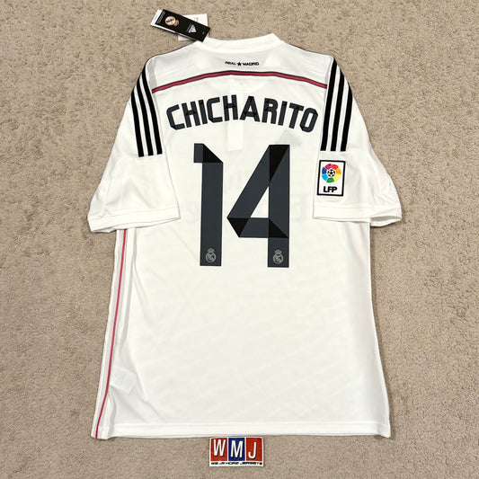 Real Madrid 2014/15 home x Chicharito Hernandez #14 (L) *BRAND NEW WITH TAGS