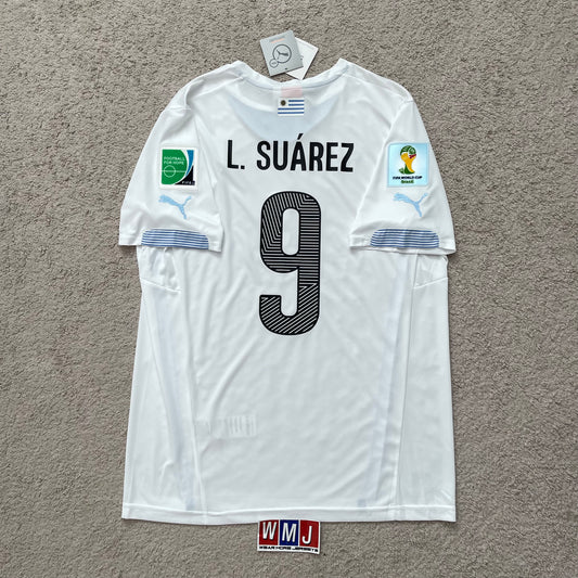 Uruguay 2014 World Cup away x Luis Suarez #9 (L) *BRAND NEW WITH TAGS