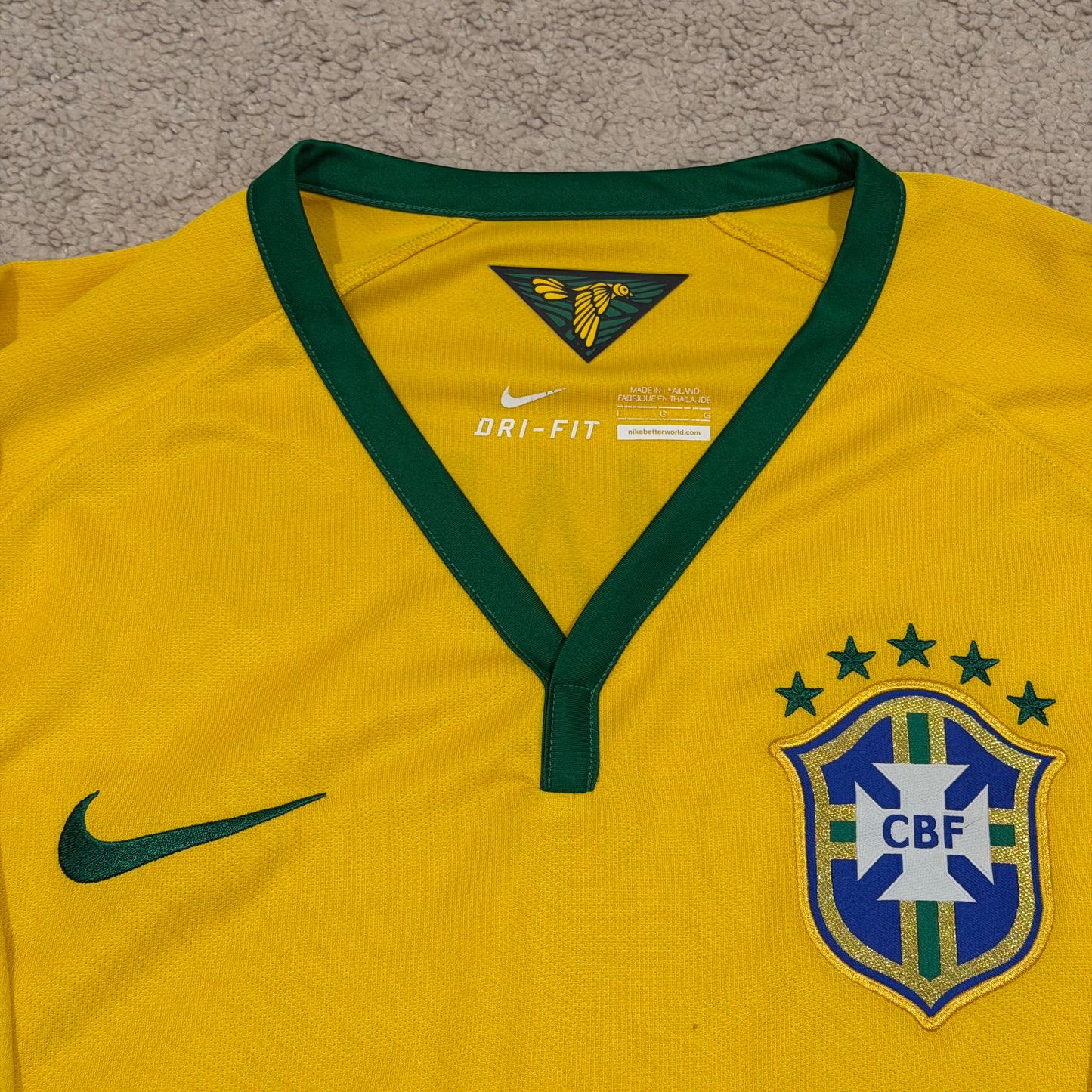 Brazil 2014 World Cup home x Neymar Jr #10 (L)