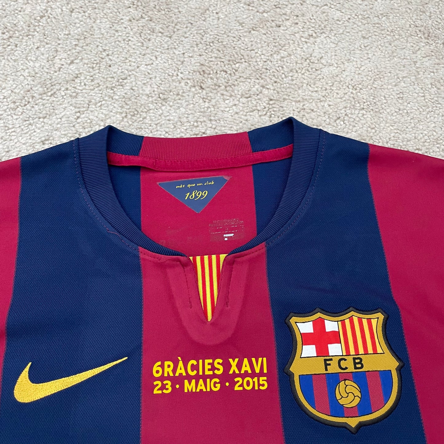 Barcelona 2014/15 home x Xavi FAREWELL EDITION #6 (L)