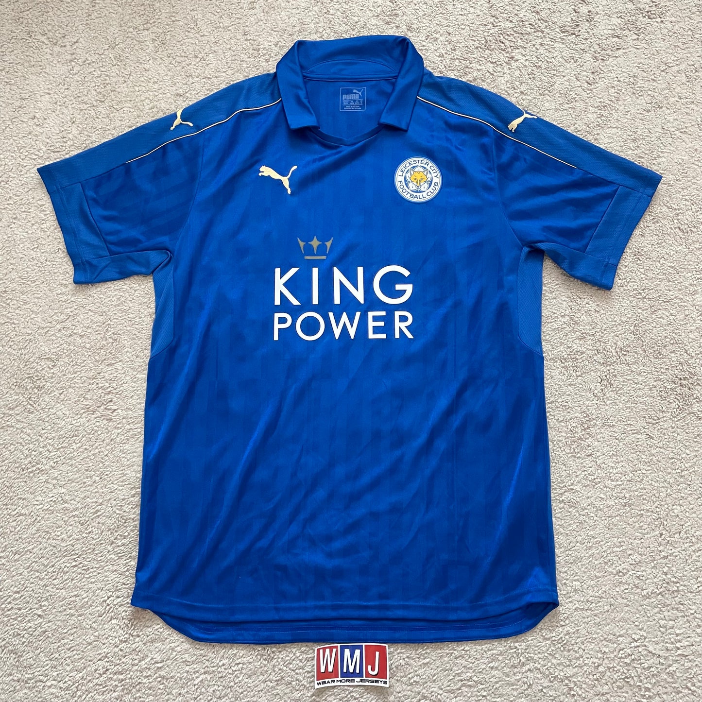 Leicester City 2016/17 home x Jamie Vardy #9 (XL)