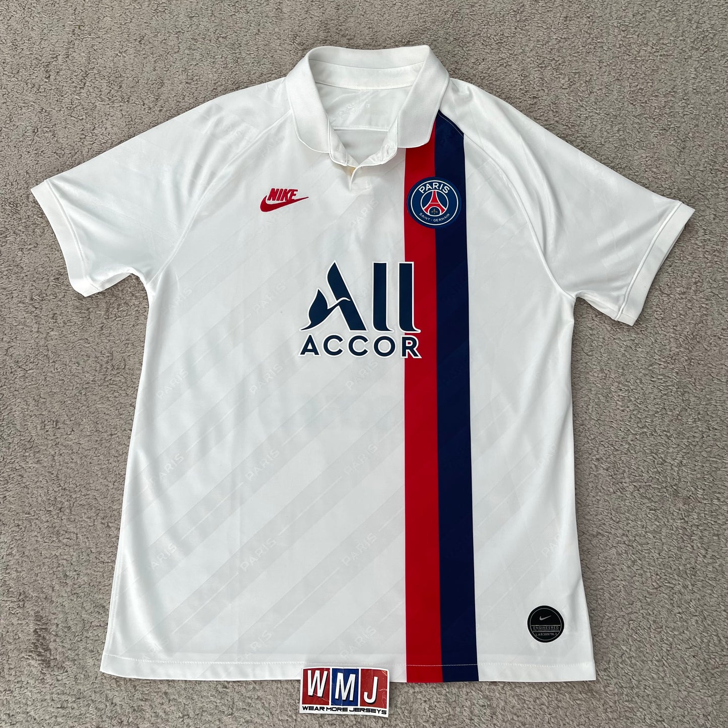 PSG 2019/20 third x Kylian Mbappe #7 (L)