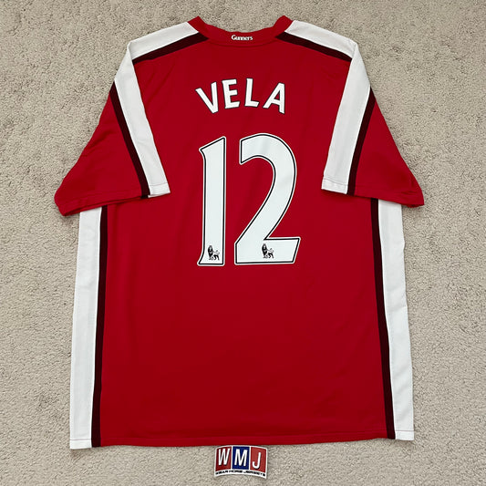 Arsenal 2008/2009/2010 home x Carlos Vela #12 (XL)