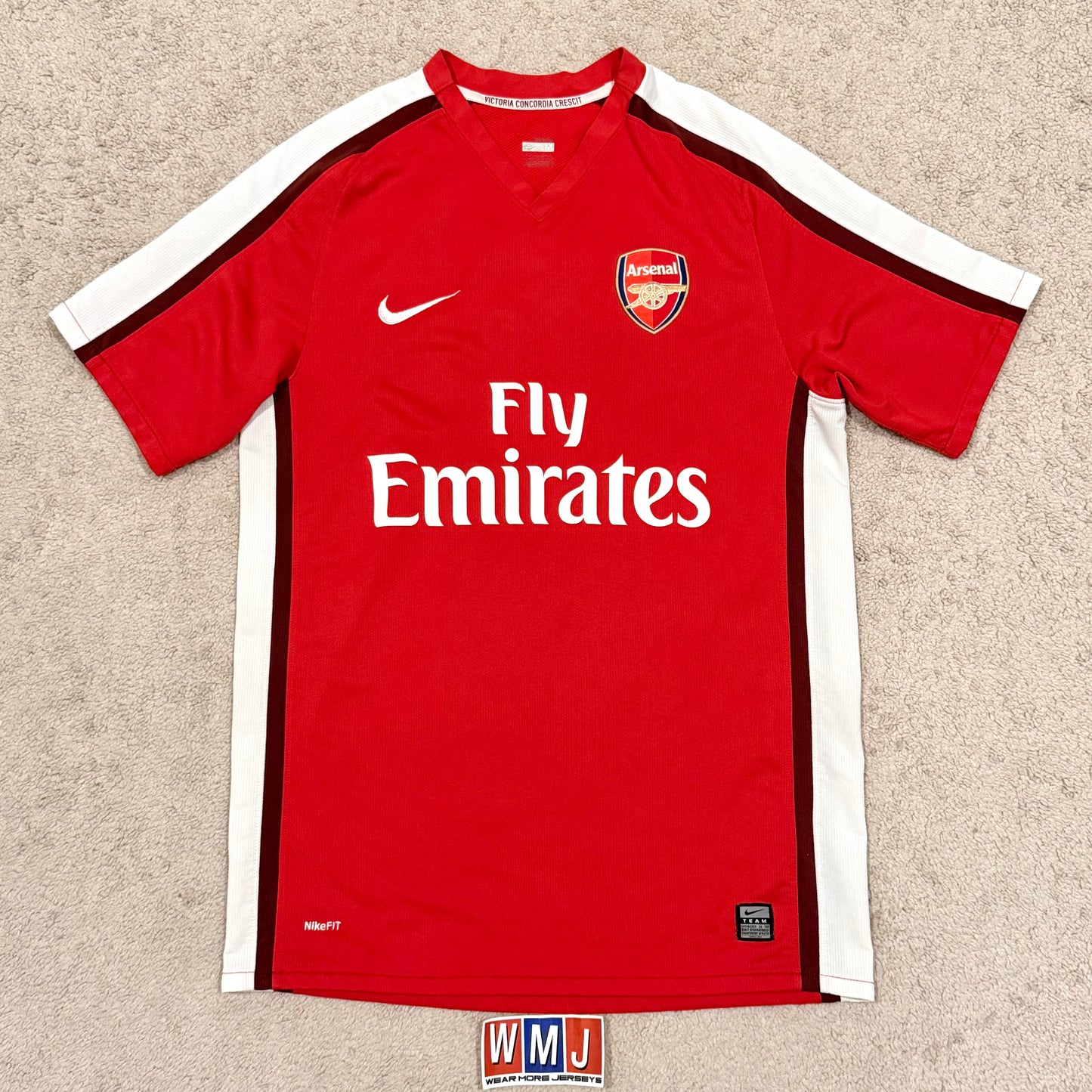Arsenal 2008/2009/2010 home x Carlos Vela #12 (M)