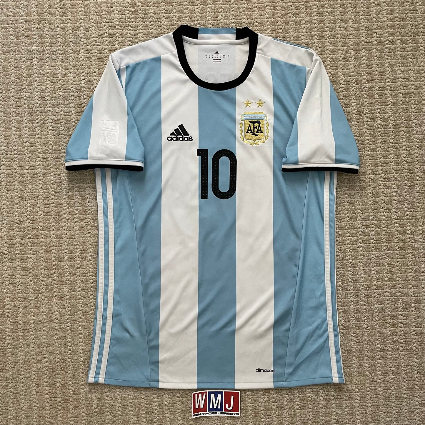 Argentina 2016 Copa America home x Messi #10 (M)