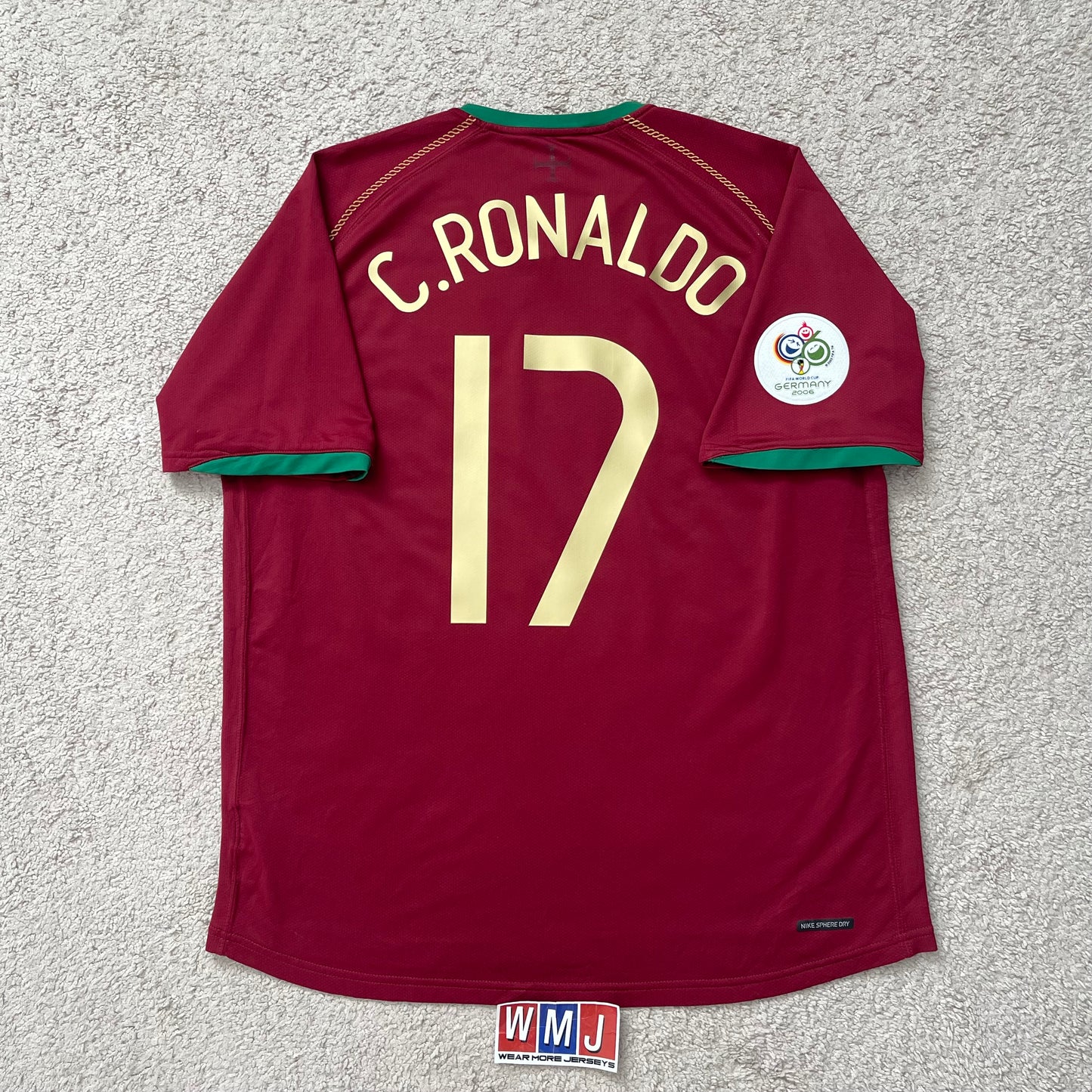 Portugal 2006 World Cup home x Cristiano Ronaldo #17 (L)