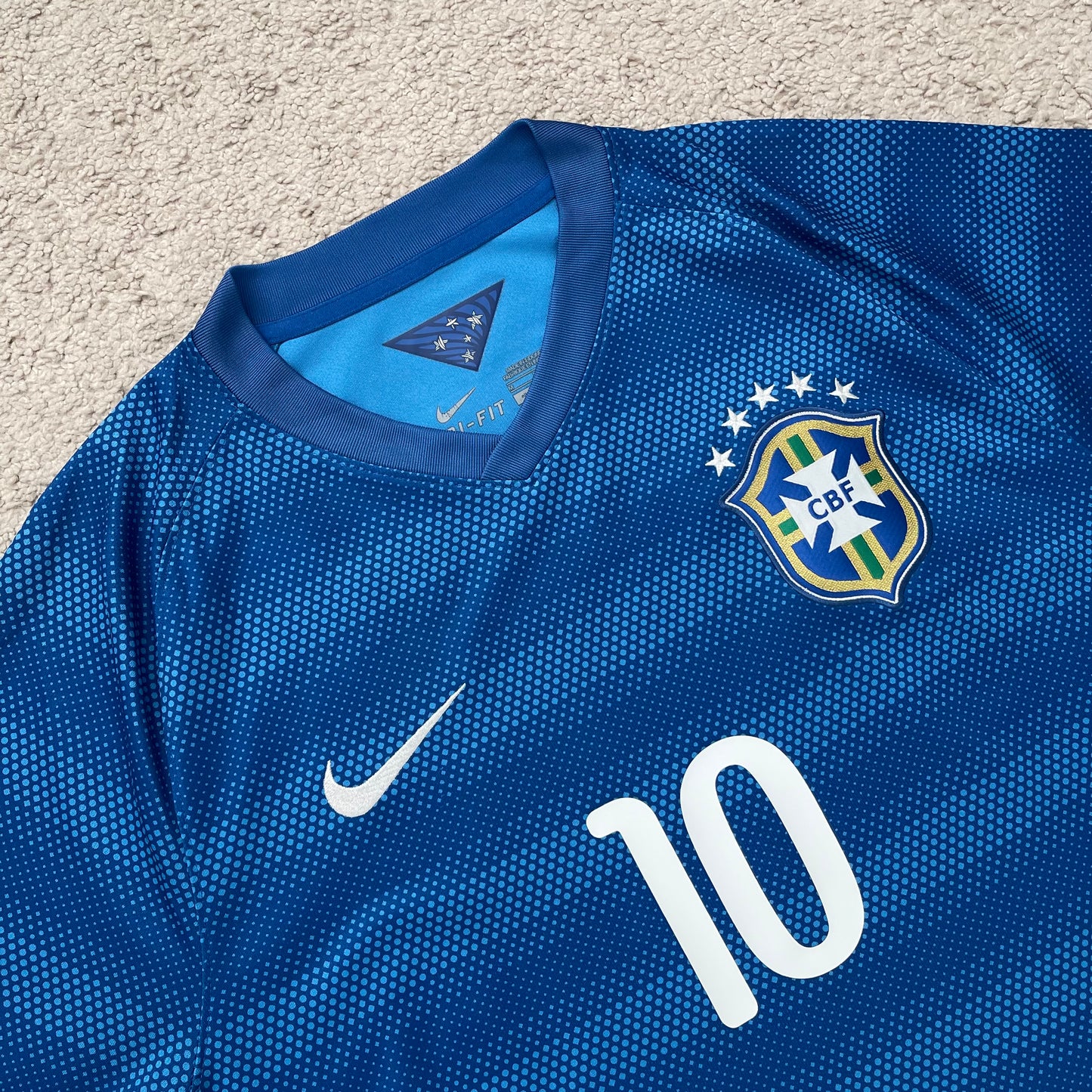 Brazil 2014 World Cup away x Neymar Jr #10 (M)