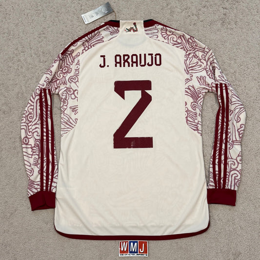 Mexico 2022/23 away LONG SLEEVES x Julian Araujo #2 (L) *BRAND NEW WITH TAGS