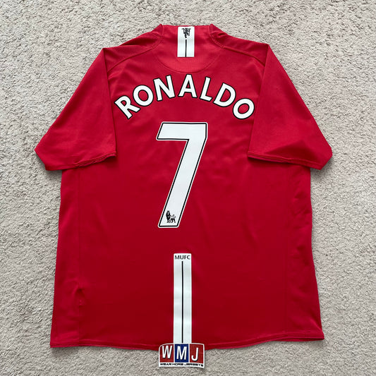 Manchester United 2007/2008/2009 home x Cristiano Ronaldo #7 (XL)