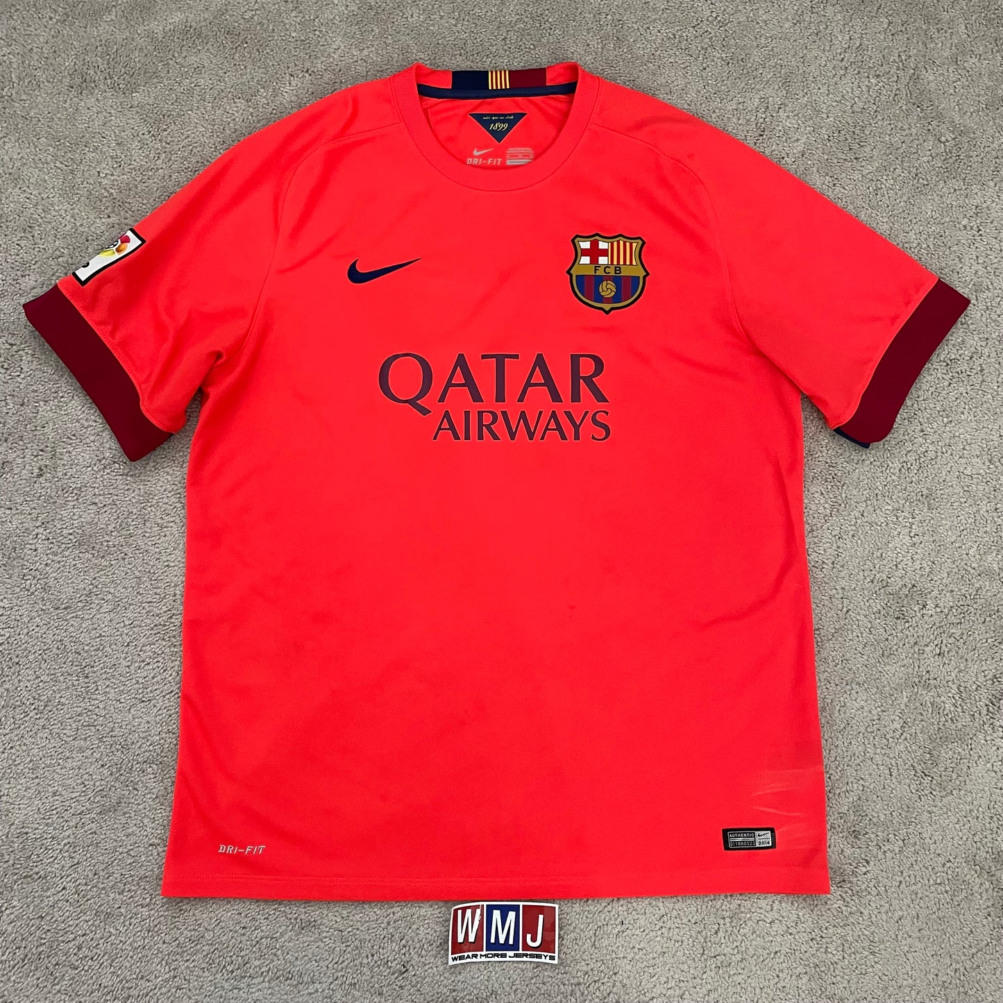 Barcelona 2014/15 away x Xavi #6 (XL)