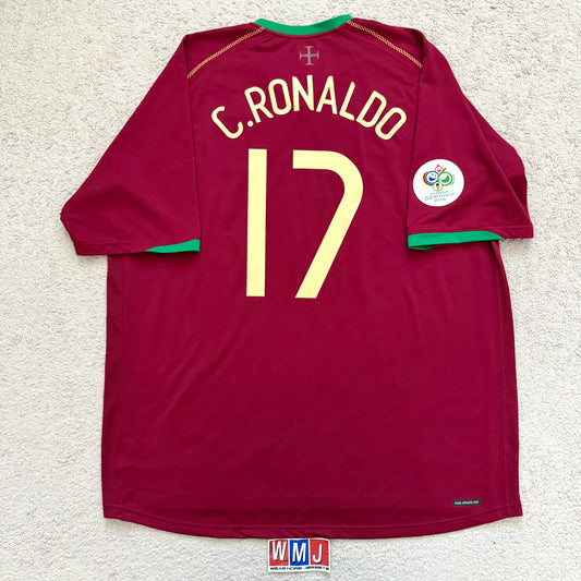 Portugal 2006 World Cup home x Cristiano Ronaldo #17 (XXL)