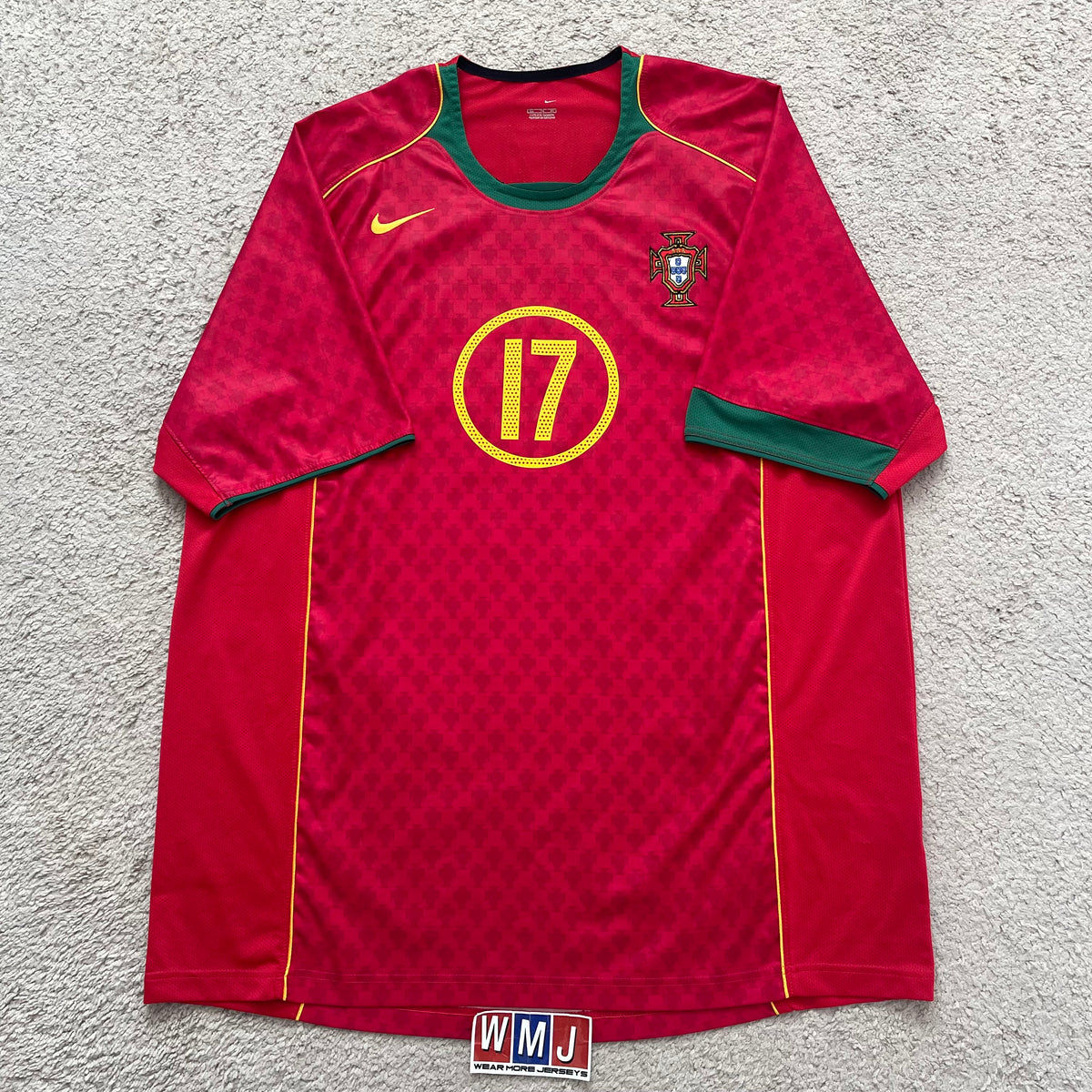 Portugal 2004 EURO home x Cristiano Ronaldo #17 (XXL)
