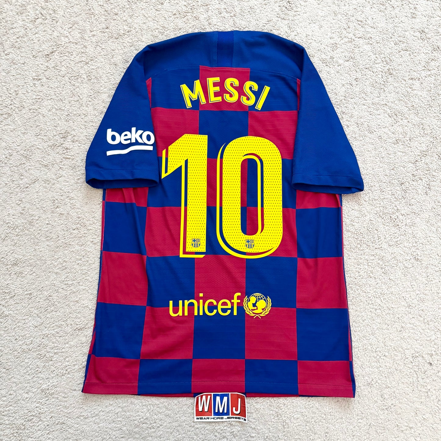 Barcelona 2019/20 home PLAYER VERSION x Messi #10 (M)