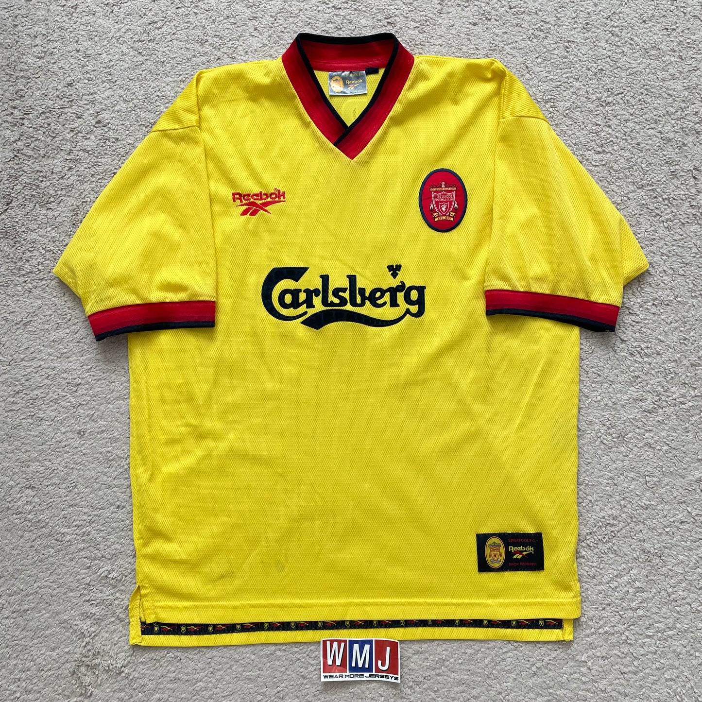 Liverpool 1998/99 x Steven Gerrard #28 (L, runs big)