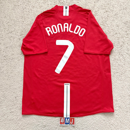 Manchester United 2007/08 home x Cristiano Ronaldo #7 (XL)