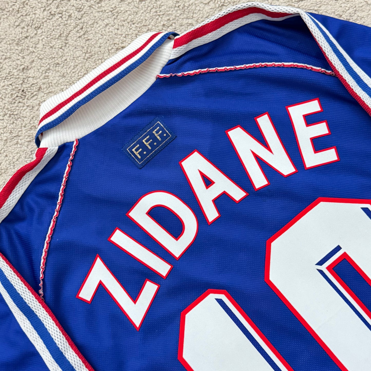 France 1998 World Cup home x Zinedine Zidane #10 (XL)