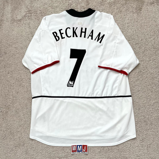 Manchester United 2002/03 away x David Beckham #7 (XXL)