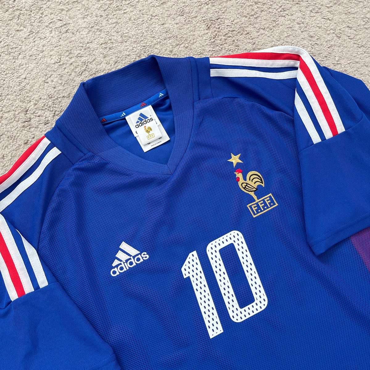 France 2002 World Cup home x Zinedine Zidane #10 (XL)