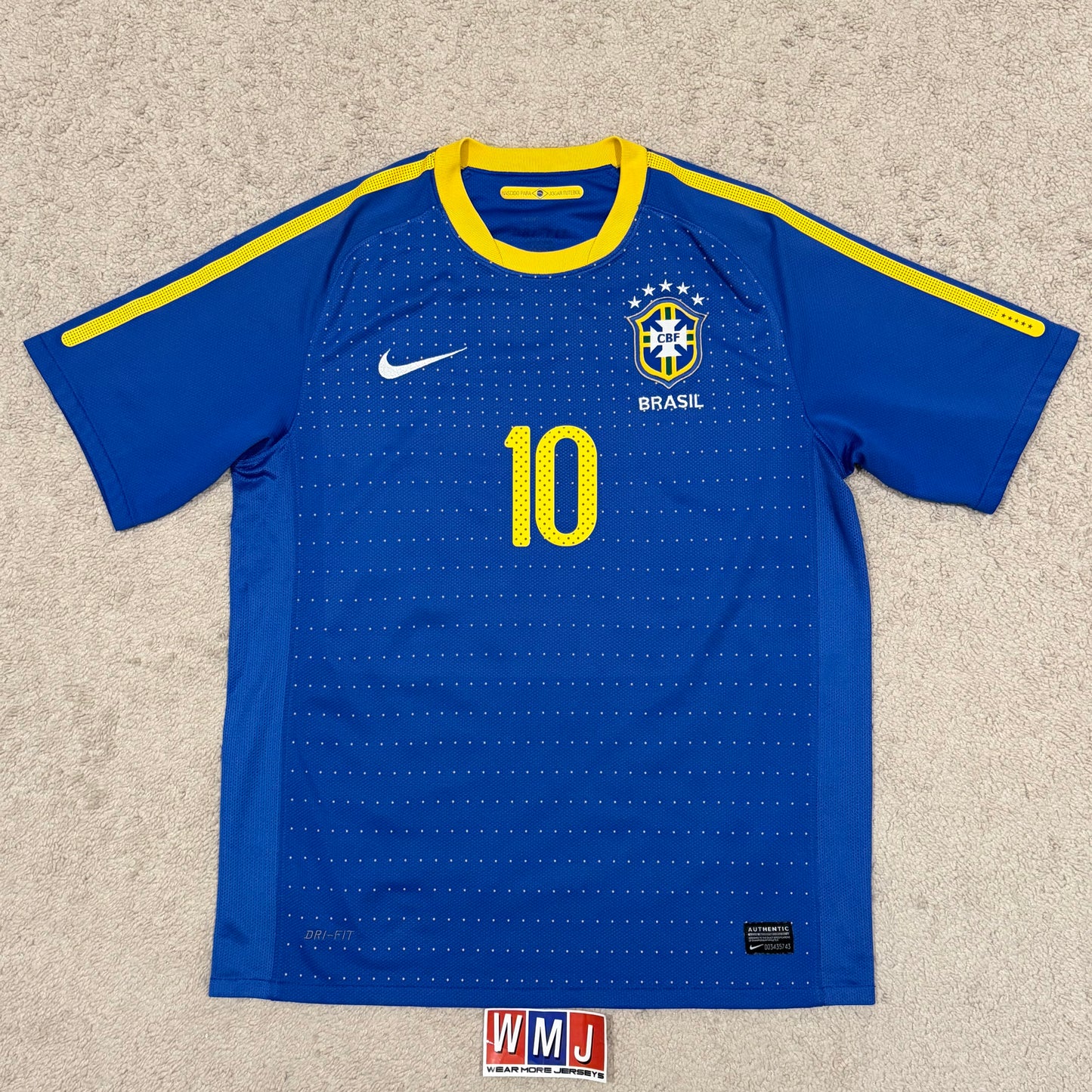 Brazil 2010 World Cup away x Ricardo Kaká #10 (M)