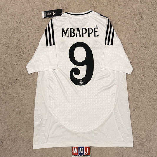 Real Madrid 2024/2025 home x Kylian Mbappé #9 (M) *BRAND NEW WITH TAGS