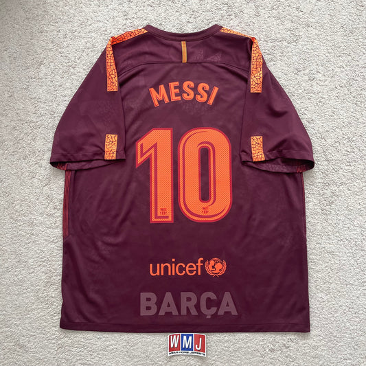 Barcelona 2017/18 third x Messi #10 (XL)