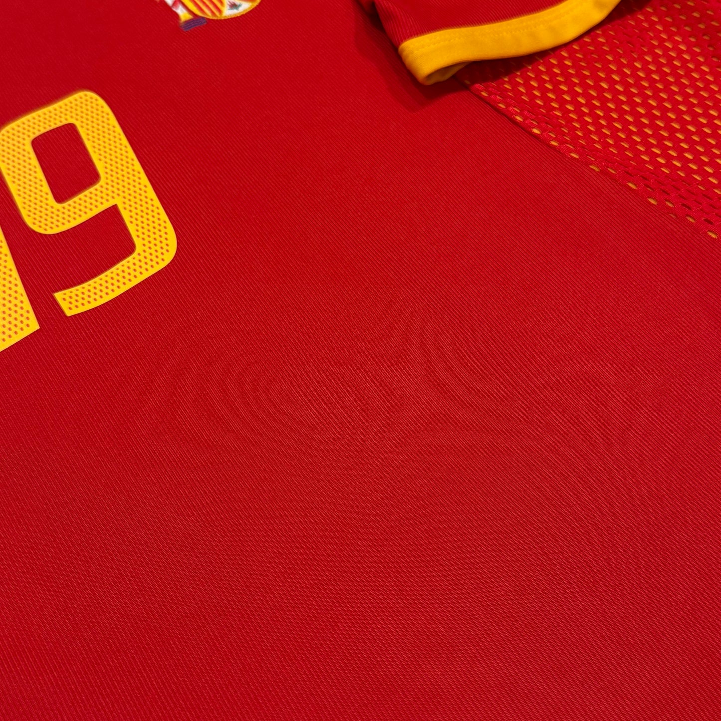 Spain 2002 World Cup home x Xavi #19 (XL)