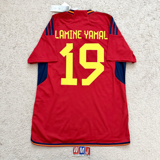 Spain 2022/23 home x Lamine Yamal #19 (L) *BRAND NEW WITH TAGS