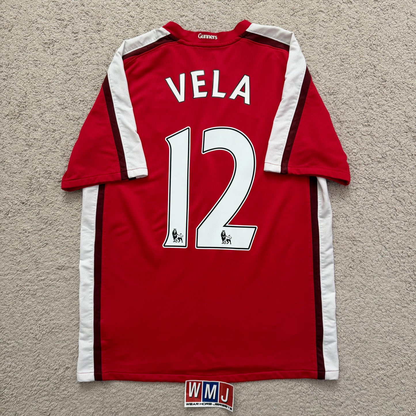 Arsenal 2008/2009/2010 home x Carlos Vela #12 (M)