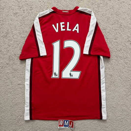 Arsenal 2008/2009/2010 home x Carlos Vela #12 (M)