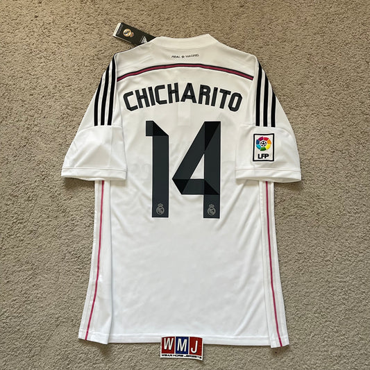 Real Madrid 2014/15 home x Chicharito Hernandez #14 (M) *BRAND NEW WITH TAGS