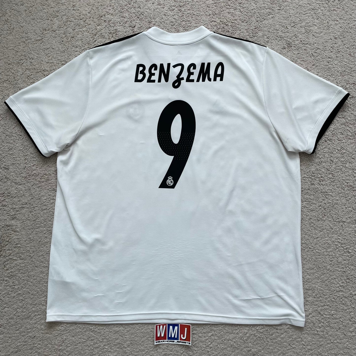 Real Madrid 2018/19 home x Karim Benzema #9 (XXL)
