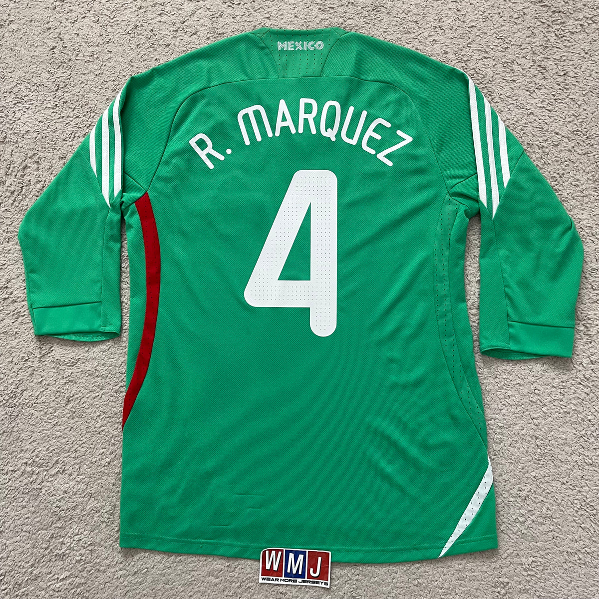 Mexico 2008/09 home 3/4 SLEEVES x Rafa Marquez #4 (M)