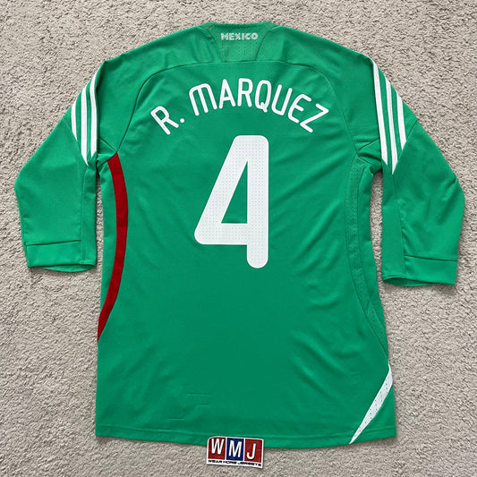 Mexico 2008/09 home 3/4 SLEEVES x Rafa Marquez #4 (M)