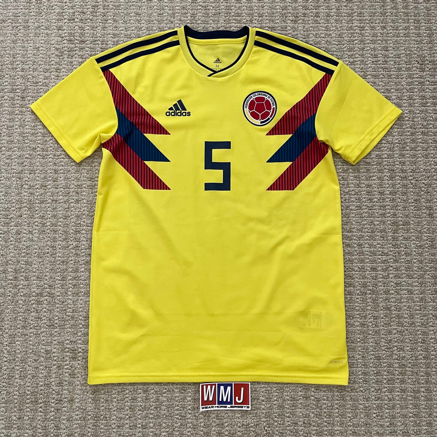 Colombia 2018 World Cup home x Wilmar Barrios #5 (M)