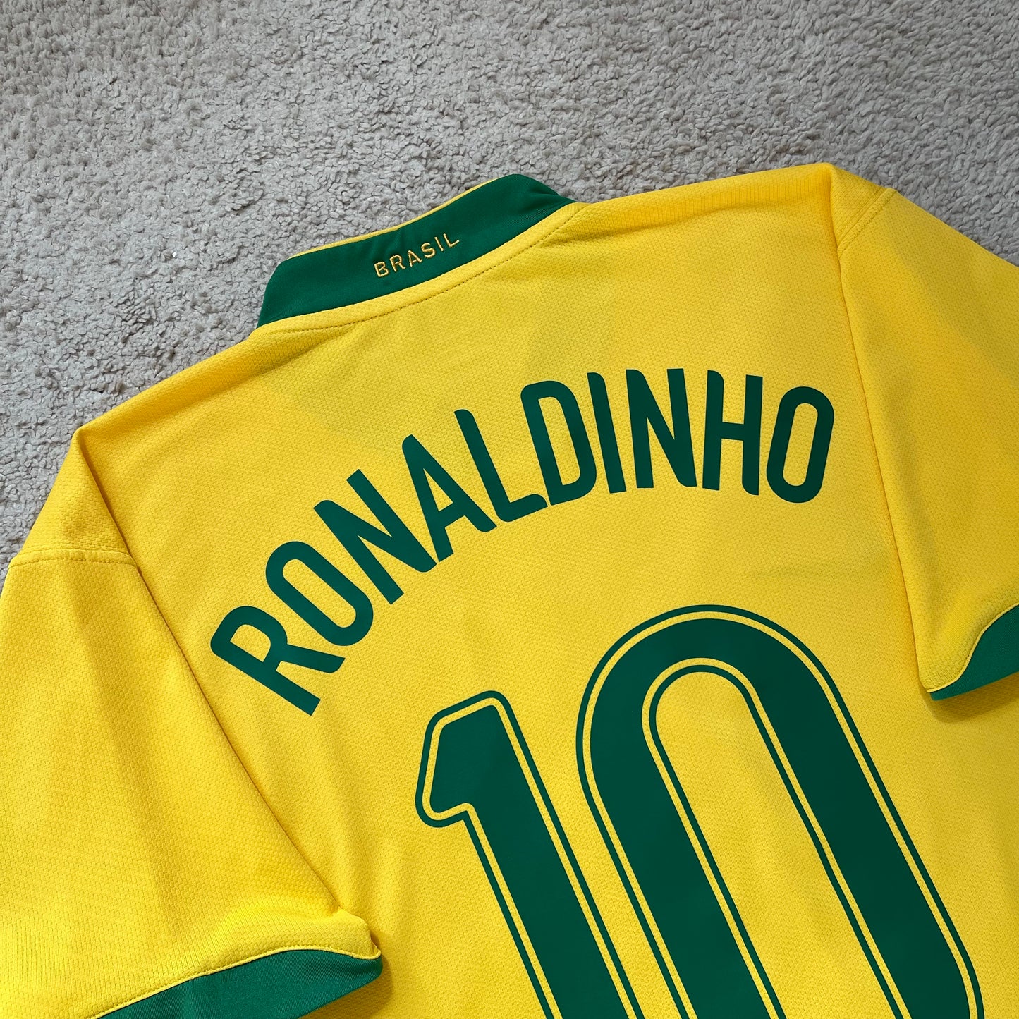 Brazil 2006 World Cup home x Ronaldinho #10 (L)