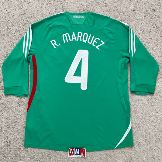 Mexico 2008/09 home 3/4 SLEEVES x Rafa Marquez #4 (XL)